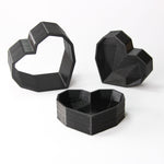 Geometric Heart Bath Bomb Mold - The Bath Time