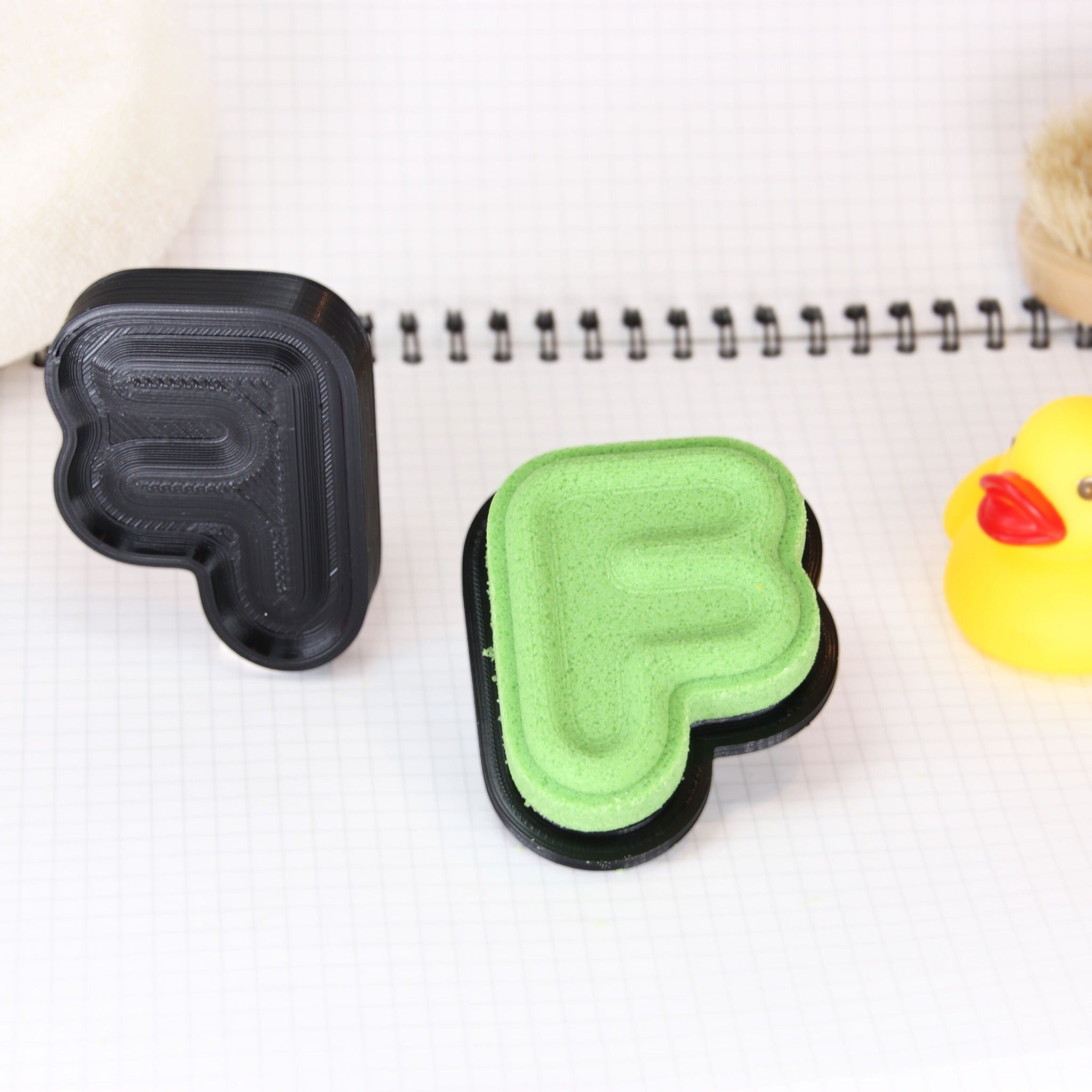 Letter 'F' Bath Bomb Mold - The Bath Time