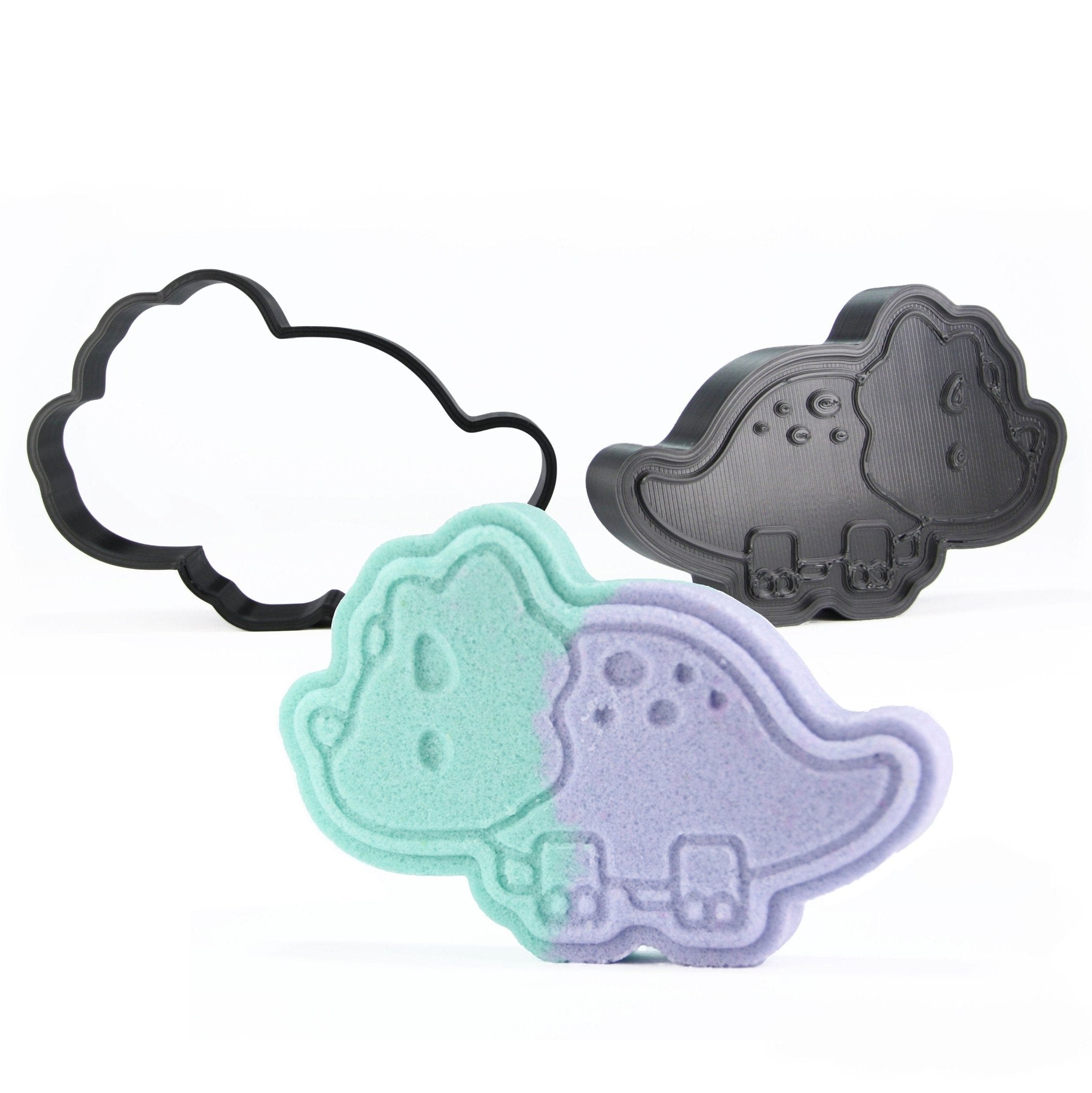 Triceratops Dinosaur Bath Bomb Mold - The Bath Time