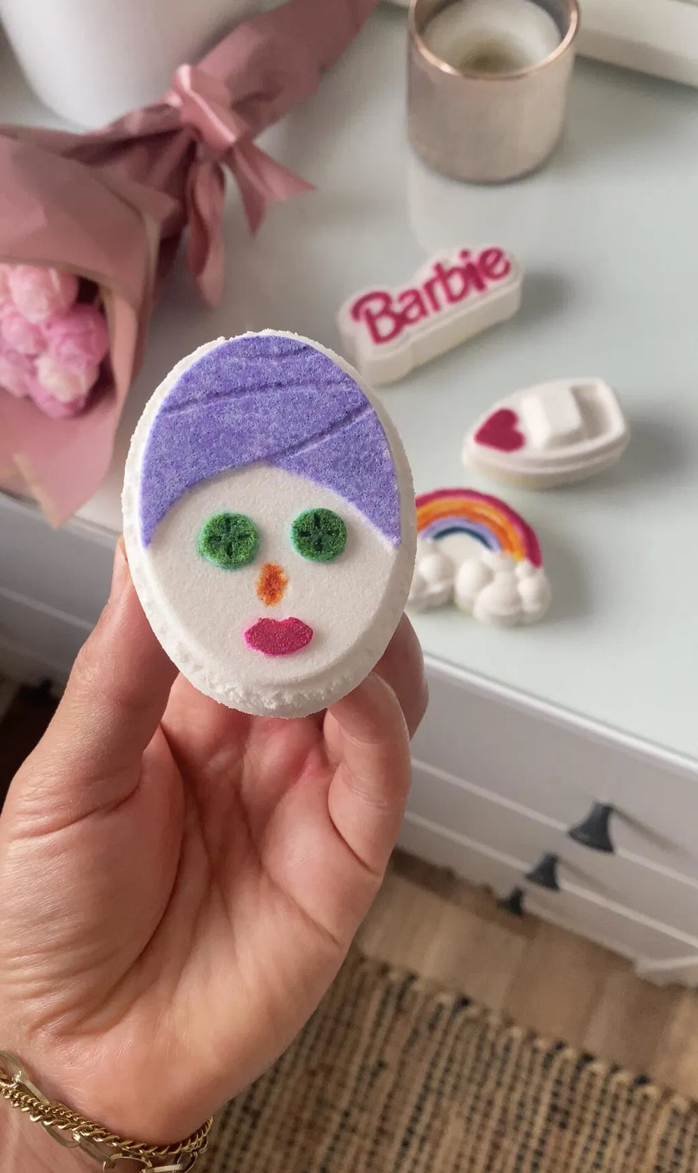 Bath bombs made with our molds