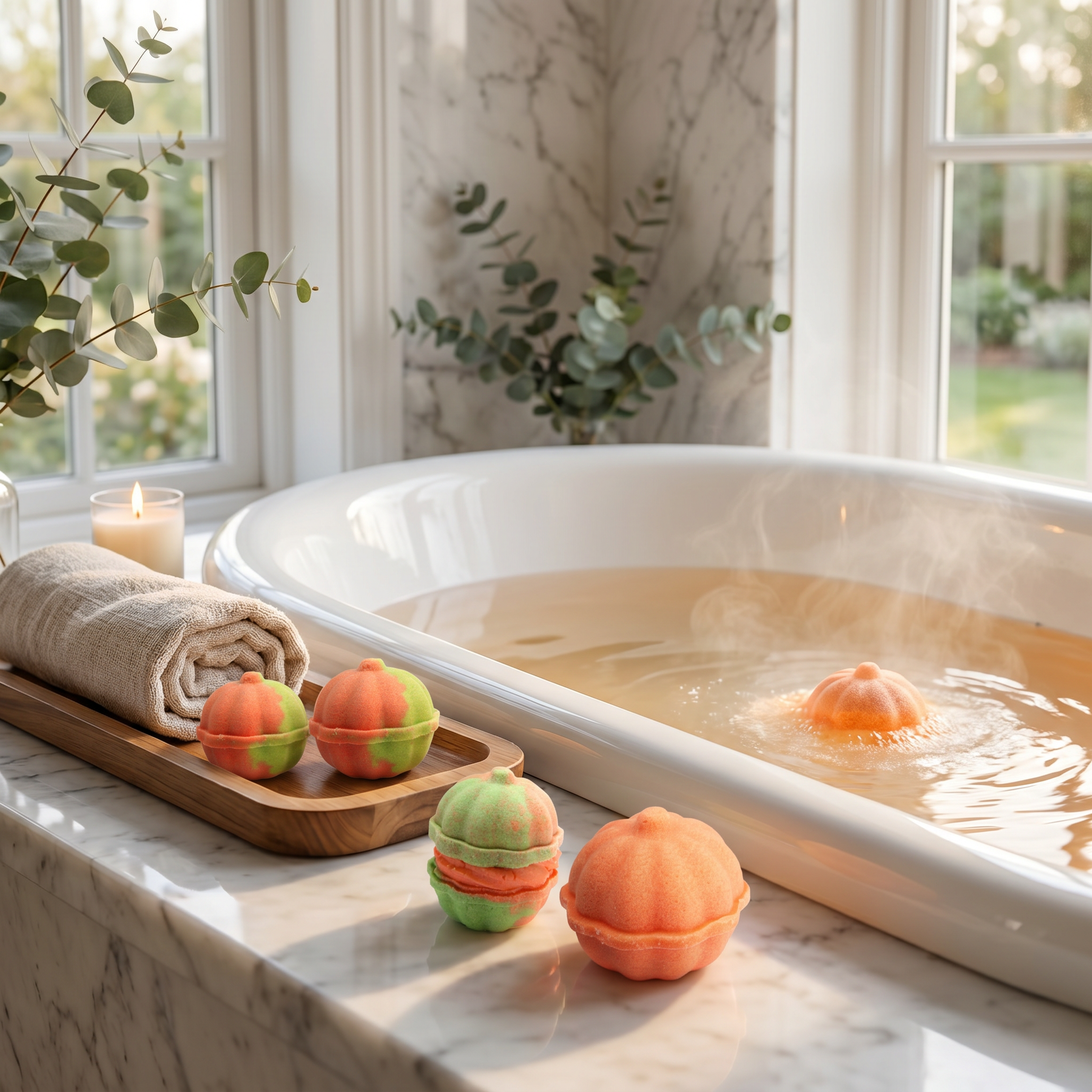 3D Pumpkin Bath Bomb Mold
