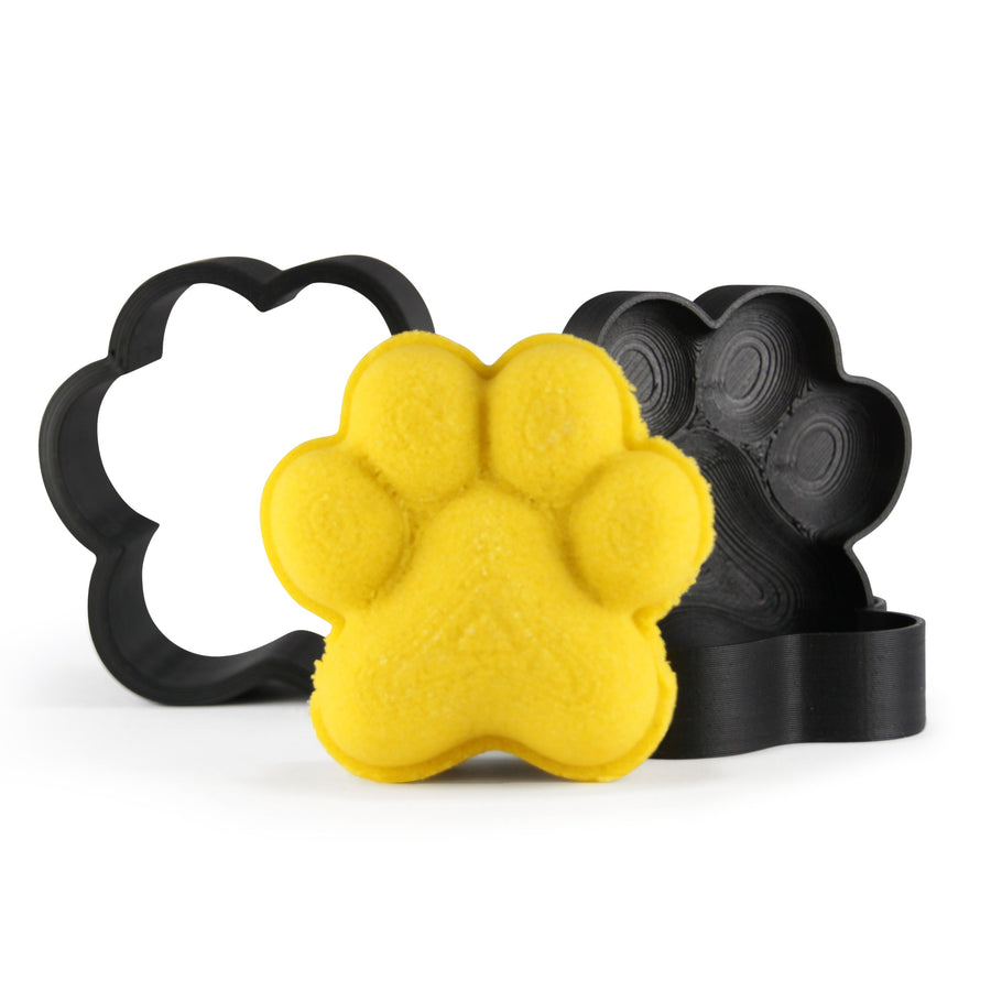 3D PAW Bath Bomb Mold