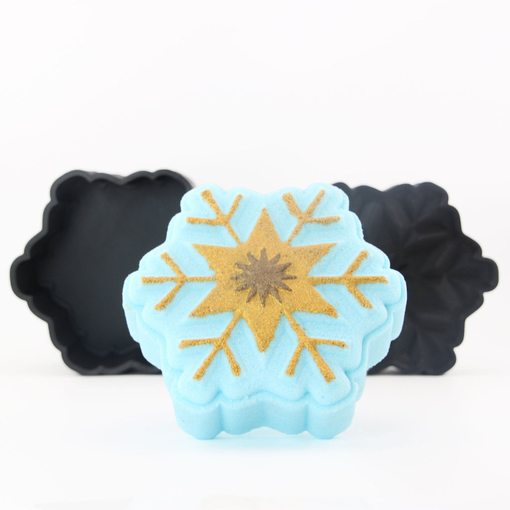 3D Snowflake Bath Bomb Mold - The Bath Time