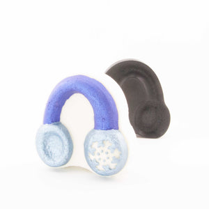 Snow Earmuffs Bath Bomb Mold