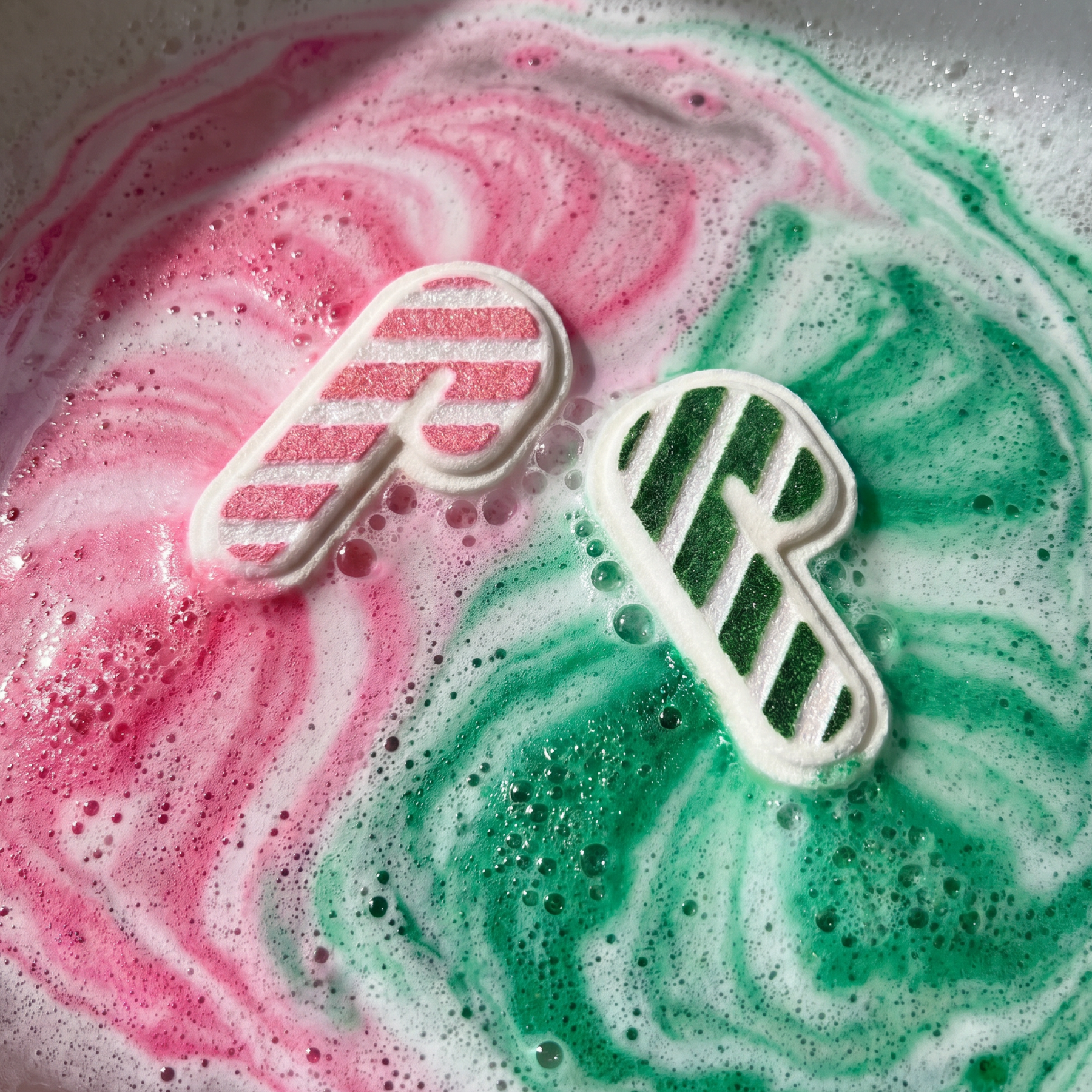 Candy Cane 2 Bath Bomb Mold