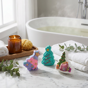 Christmas Tree with Decorations Bath Bomb Mold