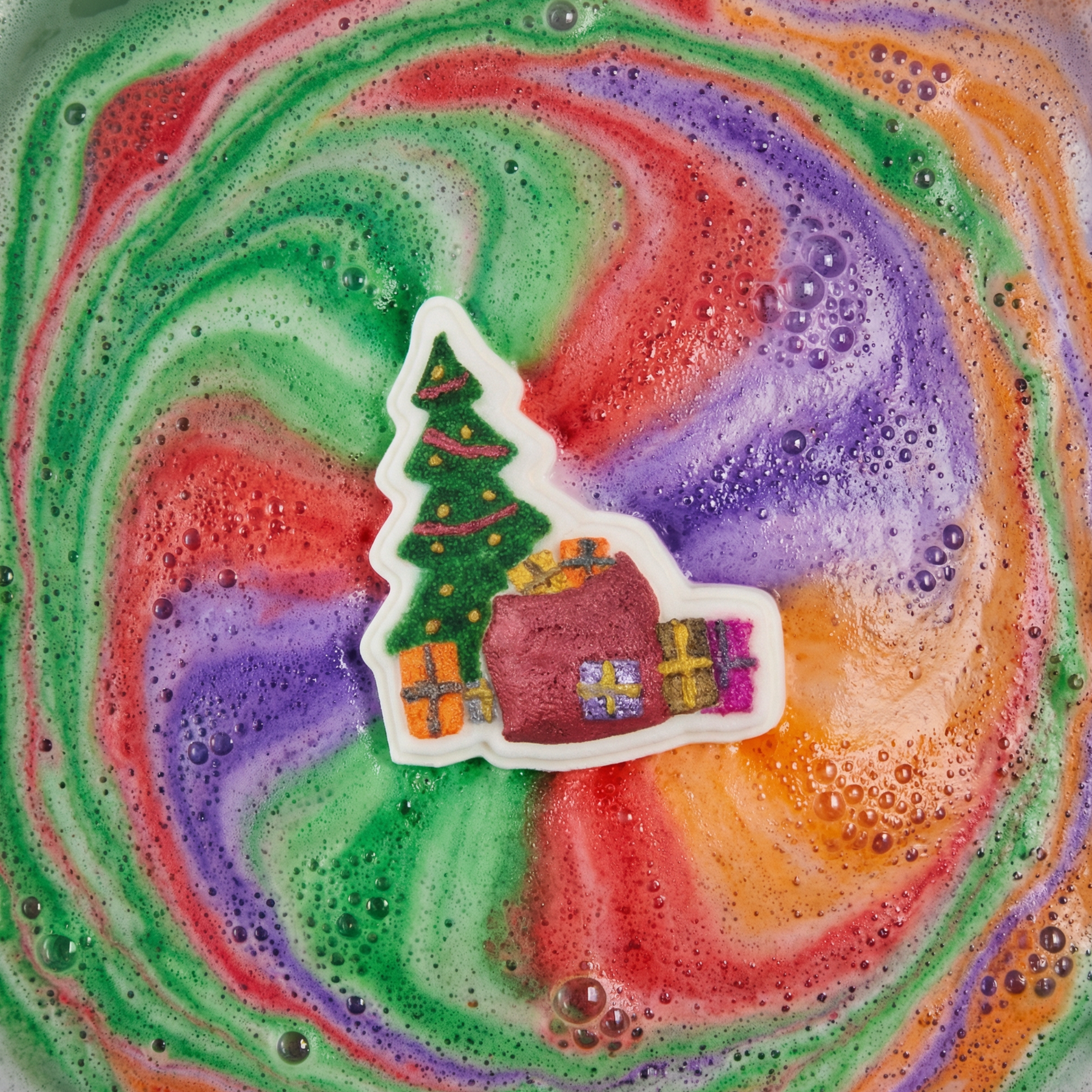 Christmas Tree with Presents Bath Bomb Mold