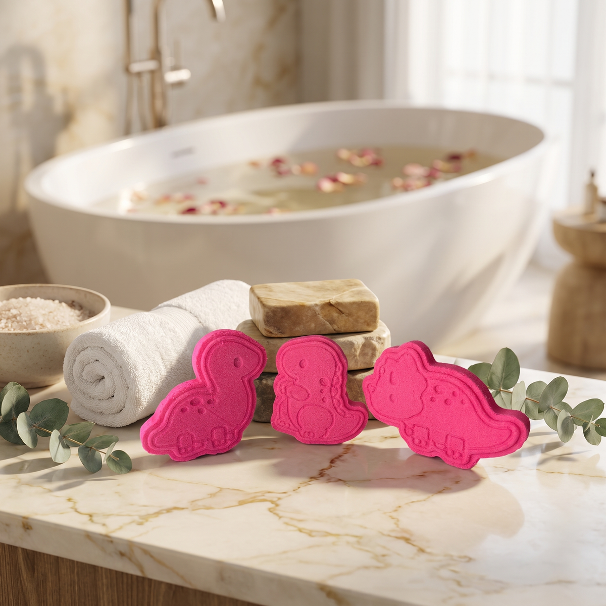Dinosaur Family Bath Bomb Mold