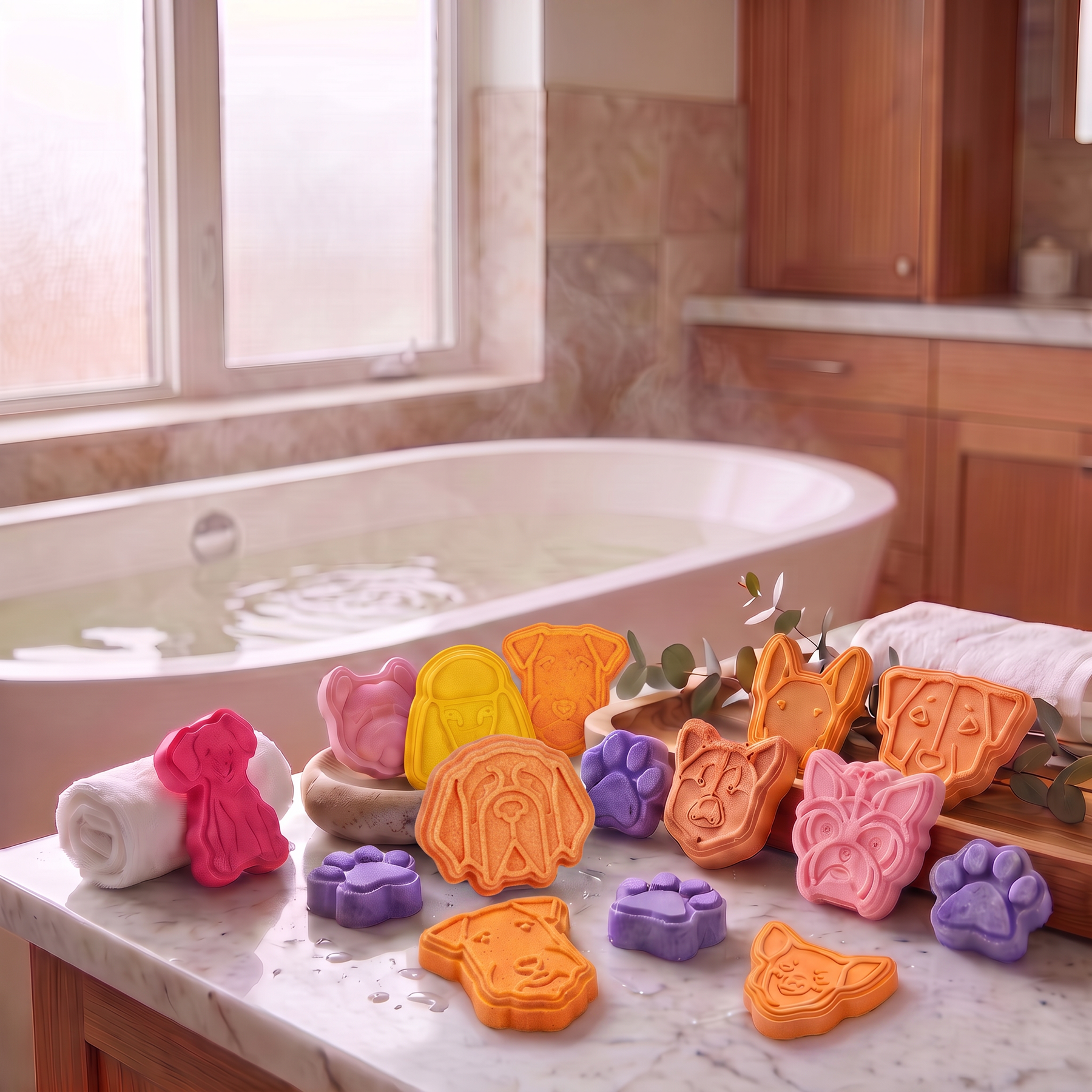 Bulldog Dog Head Bath Bomb Mold