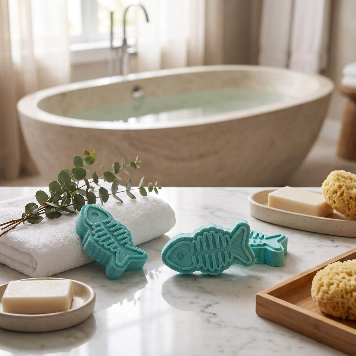 Fishbone Bath Bomb Mold