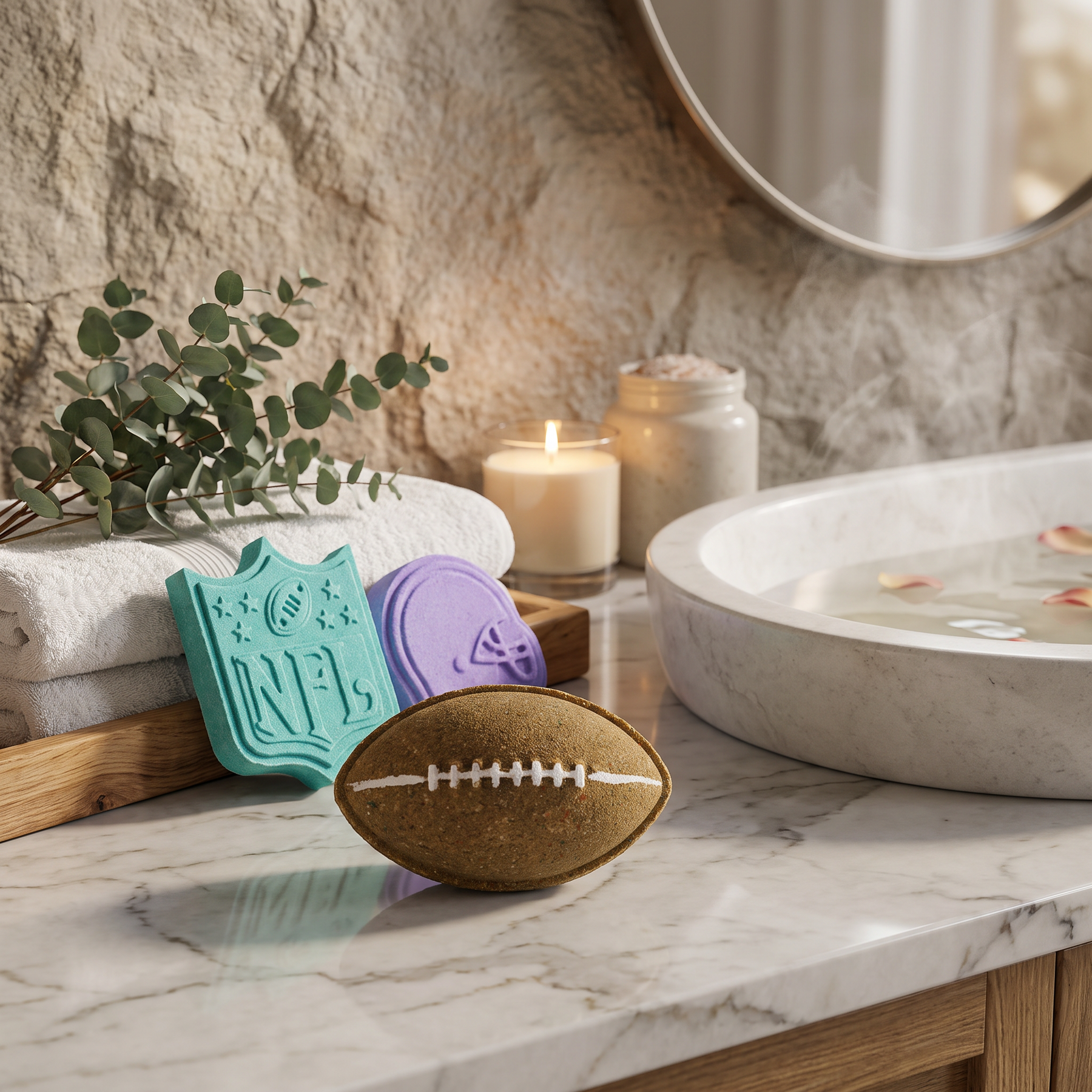 NFL Logo Bath Bomb Mold