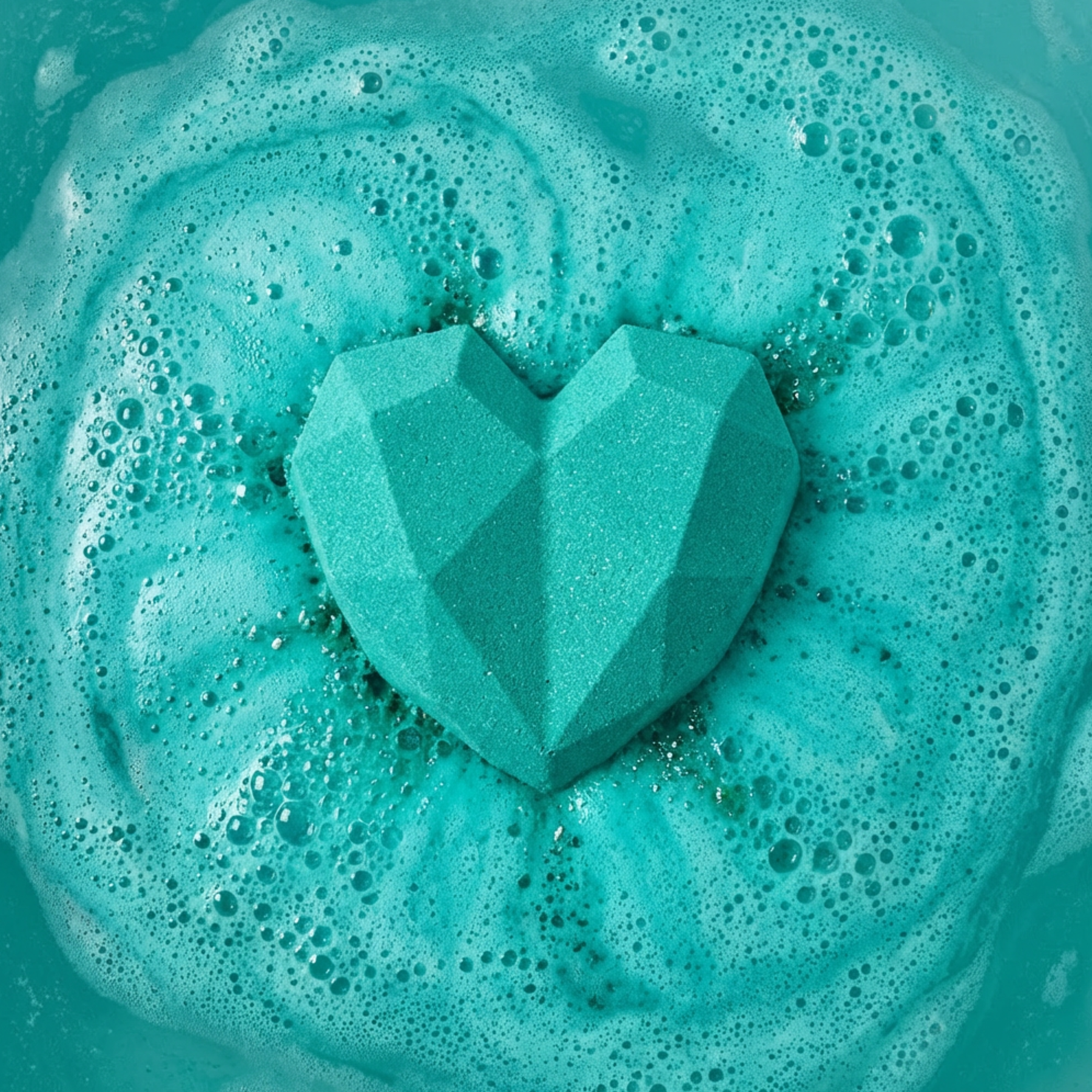 Geometric Heart Bath Bomb Mold