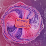 Happy Holidays Bath Bomb Mold