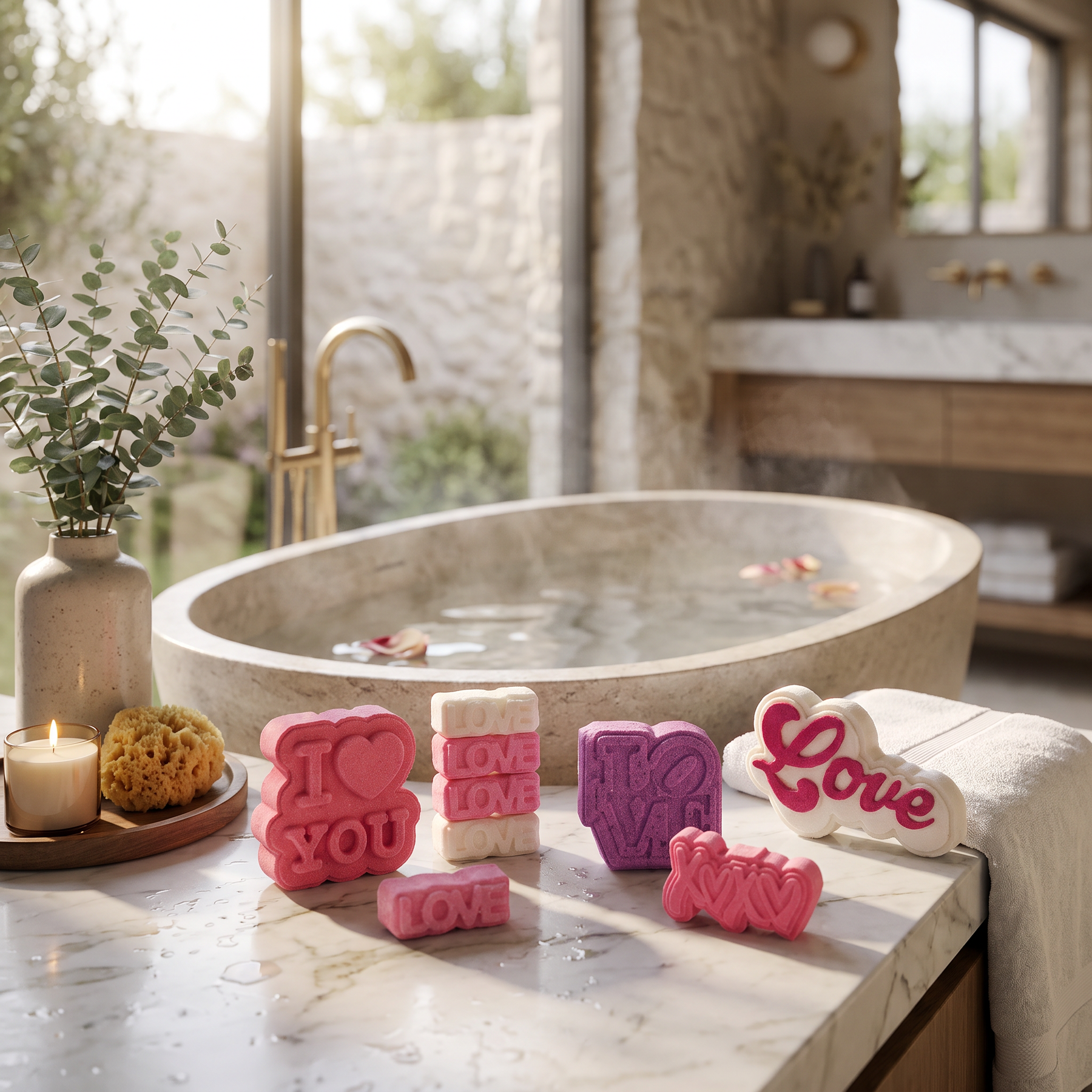 Mini LOVE (X10) Bath Bomb Mold