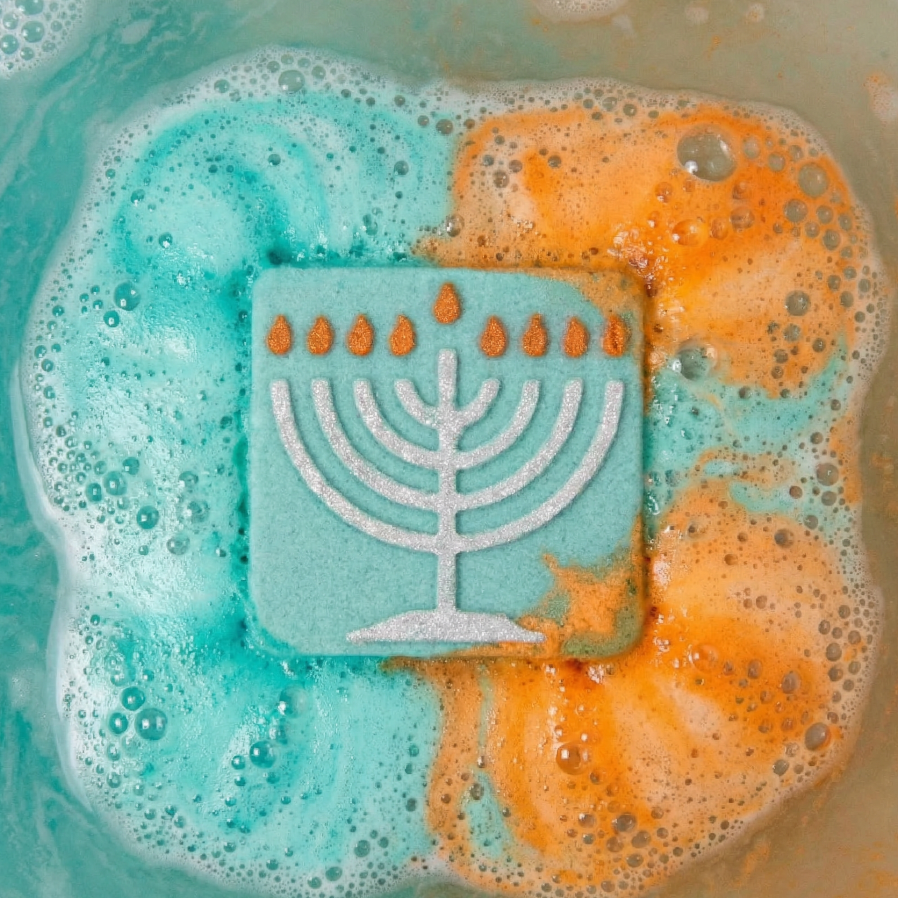 Menorah Bath Bomb Mold
