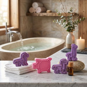 Origami Giraffe Bath Bomb Mold