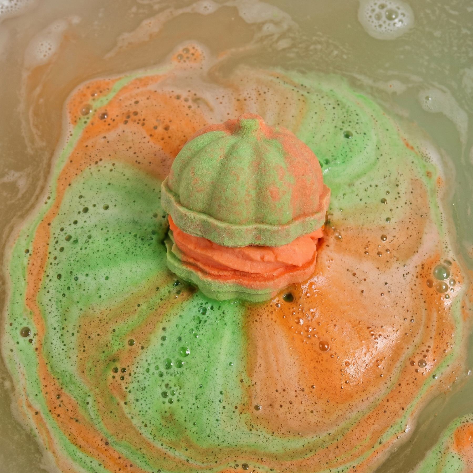 TWO Halves of 3D PUMPKIN Bath Bomb Mold