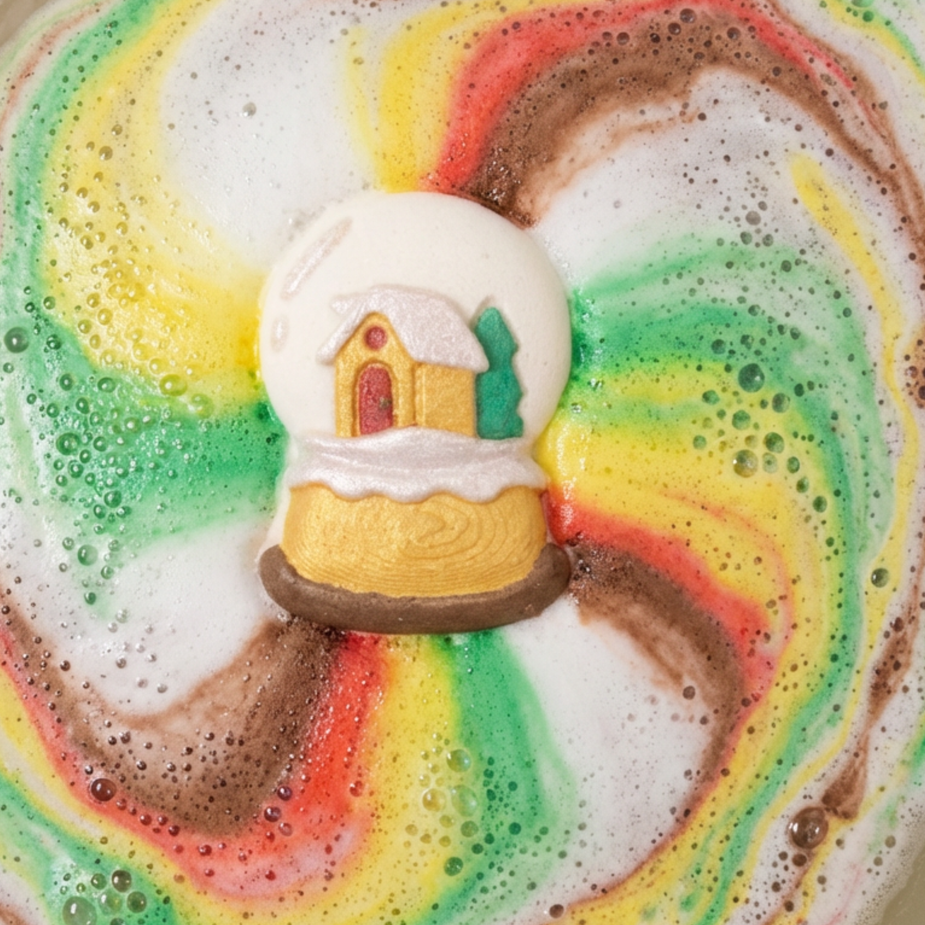 Snowglobe House Bath Bomb Mold