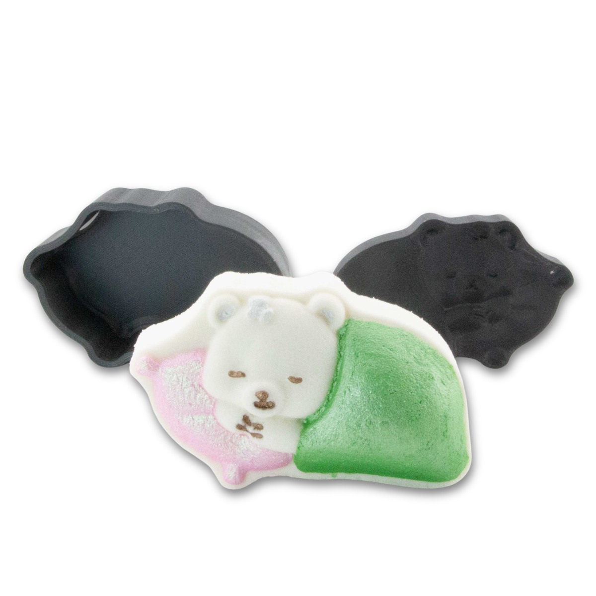 Sleepy Bear Bath Bomb Mold