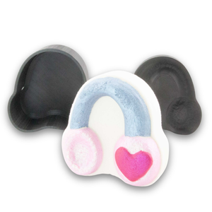 Love Earmuffs Bath Bomb Mold
