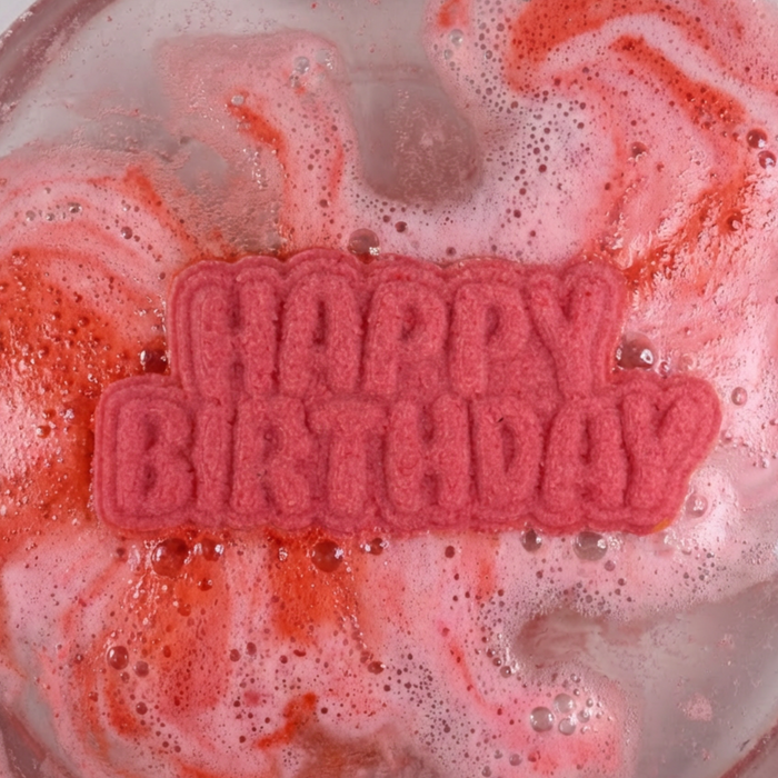 Happy Birthday Bath Bomb Mold