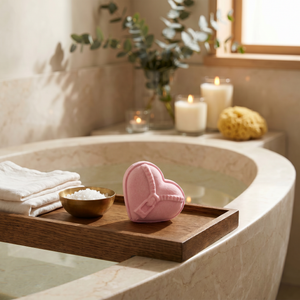 Zipper Heart Bath Bomb Mold