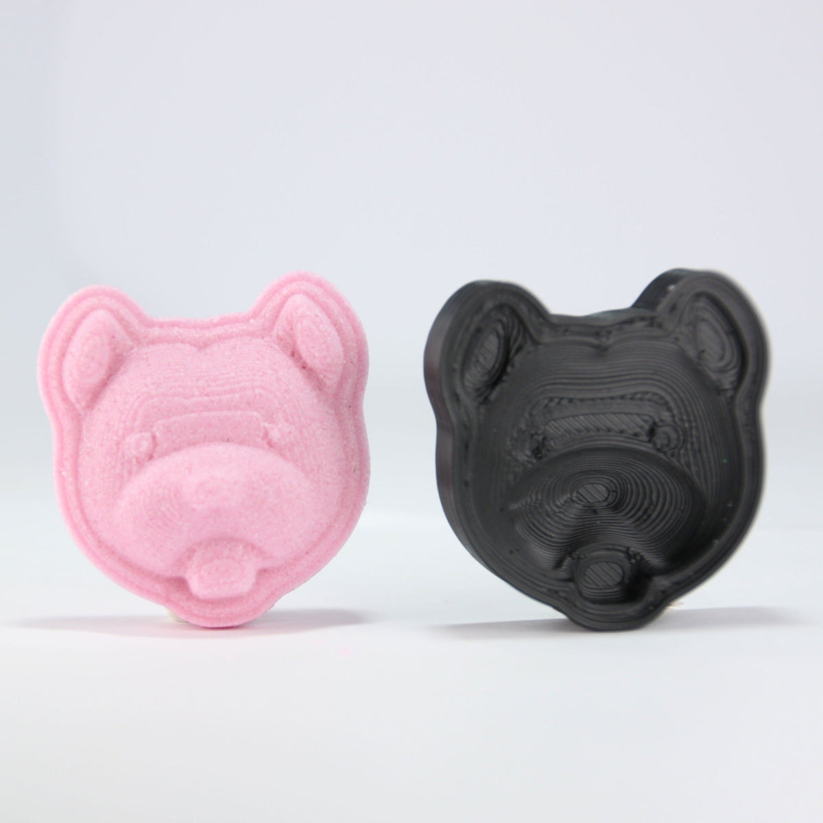 Bulldog Dog Head Bath Bomb Mold - The Bath Time