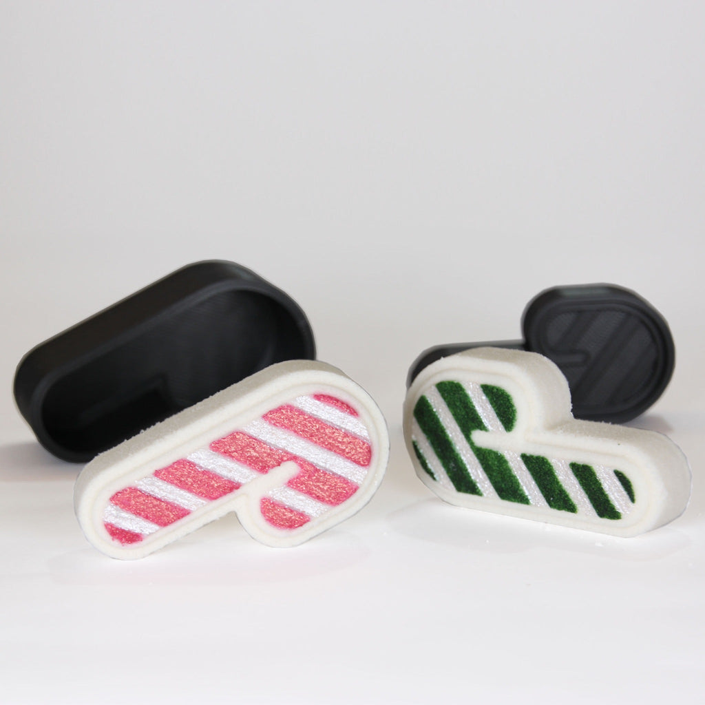 Candy Cane 2 Bath Bomb Mold - The Bath Time