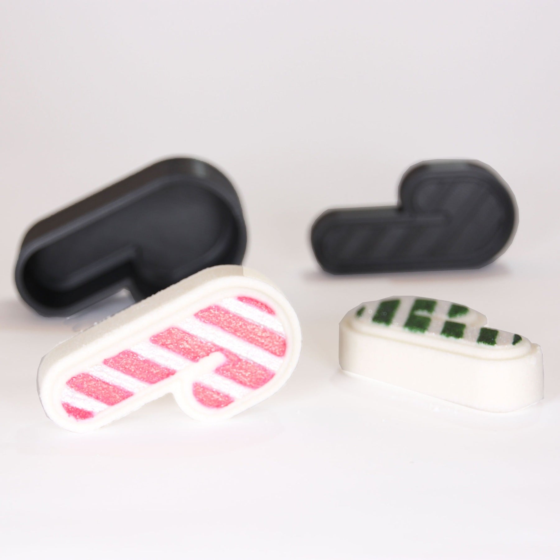 Candy Cane 2 Bath Bomb Mold - The Bath Time