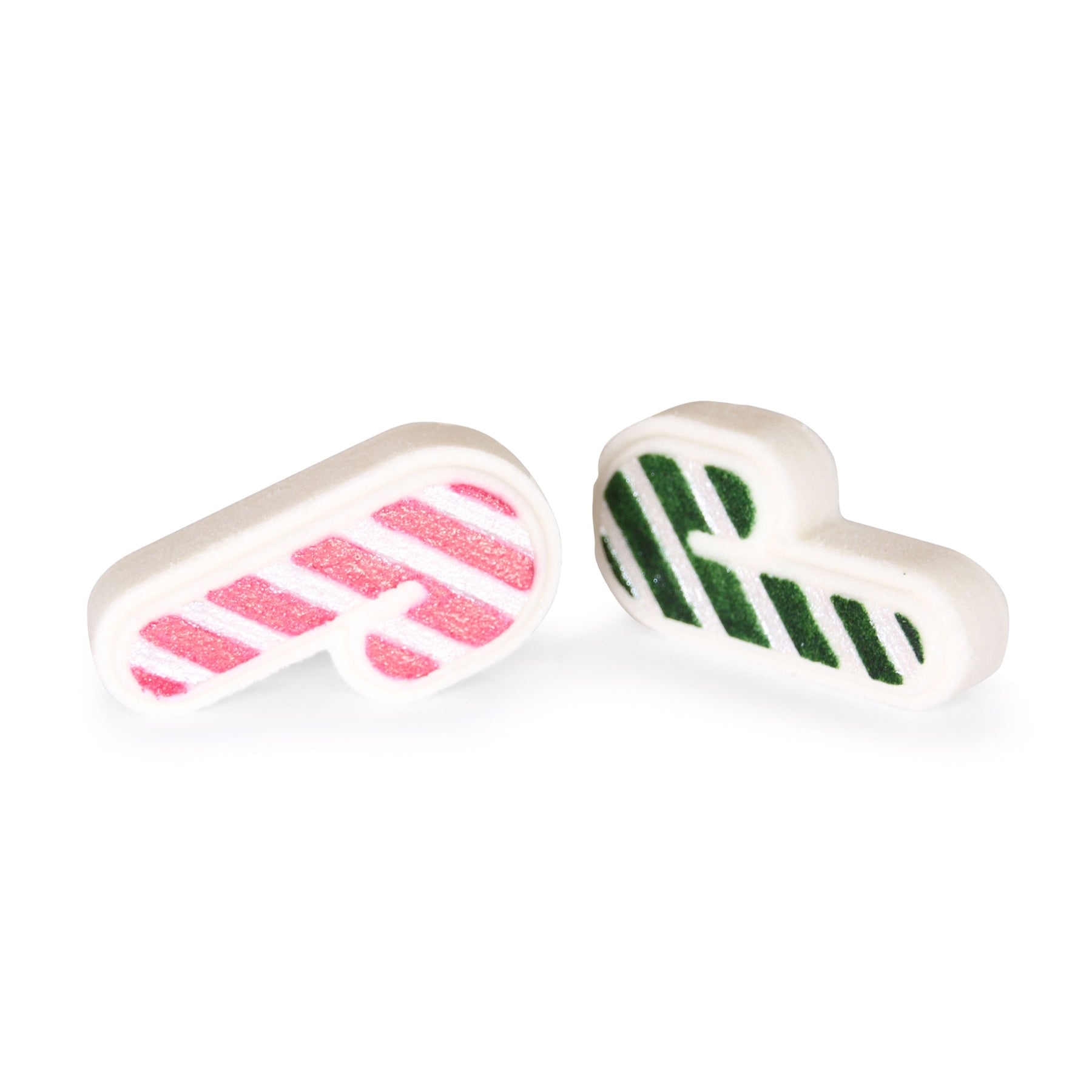 Candy Cane 2 Bath Bomb Mold - The Bath Time