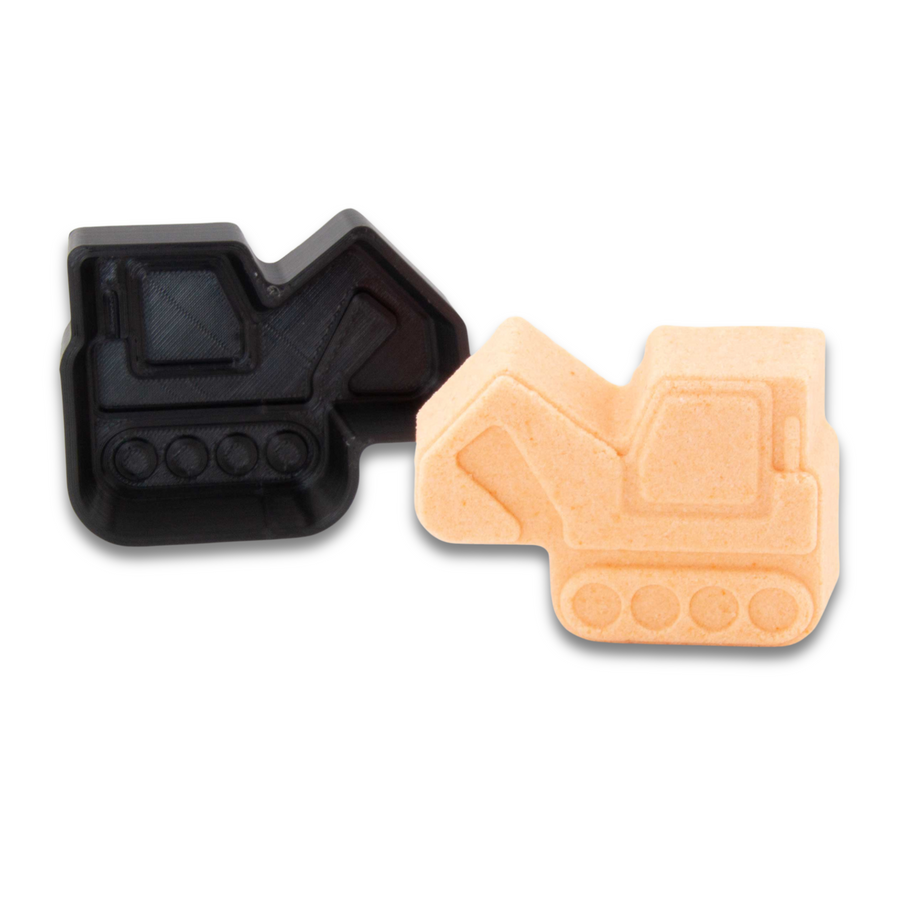 Excavator Hybrid Bath Bomb Mold