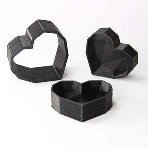 Geometric Heart Bath Bomb Mold - The Bath Time