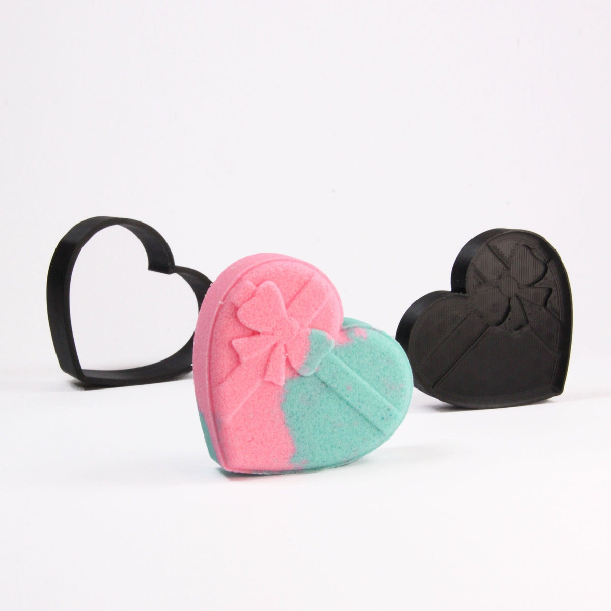 Heart Gift Box Bath Bomb Mold - The Bath Time