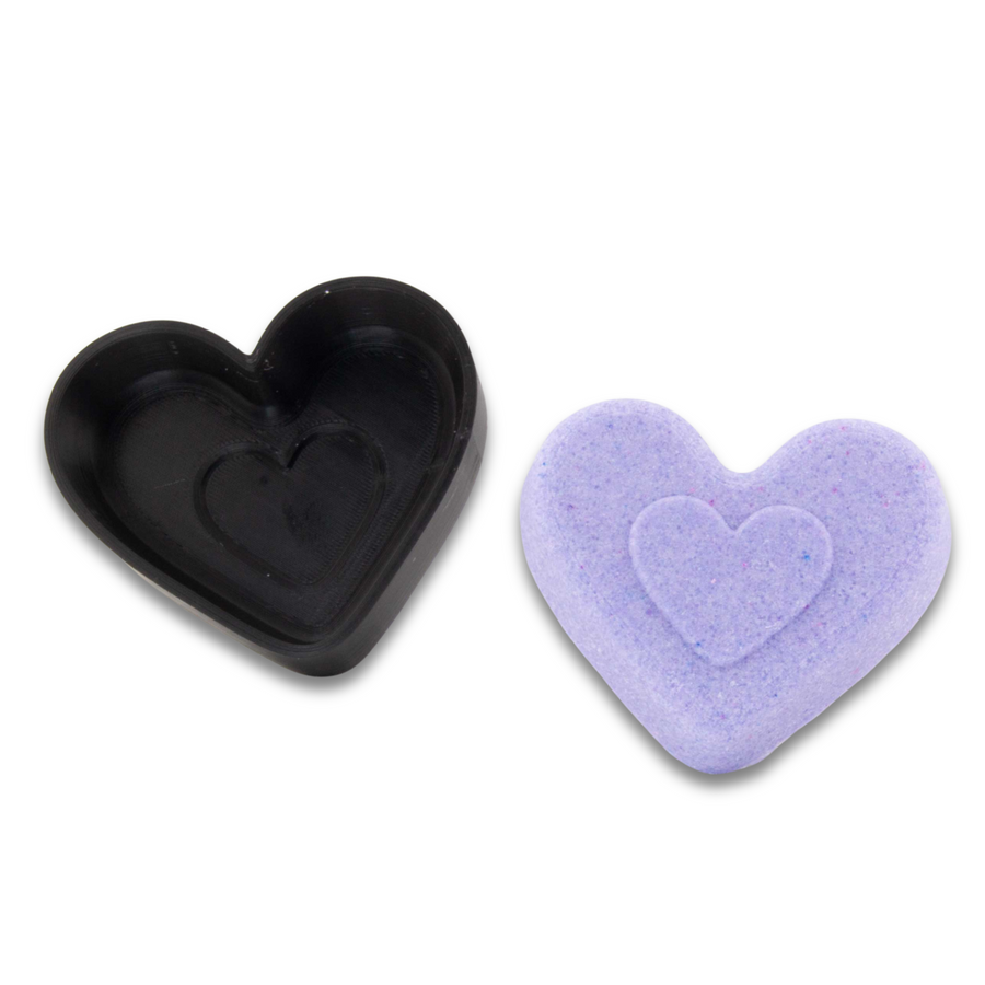 Heart Hybrid Bath Bomb Mold