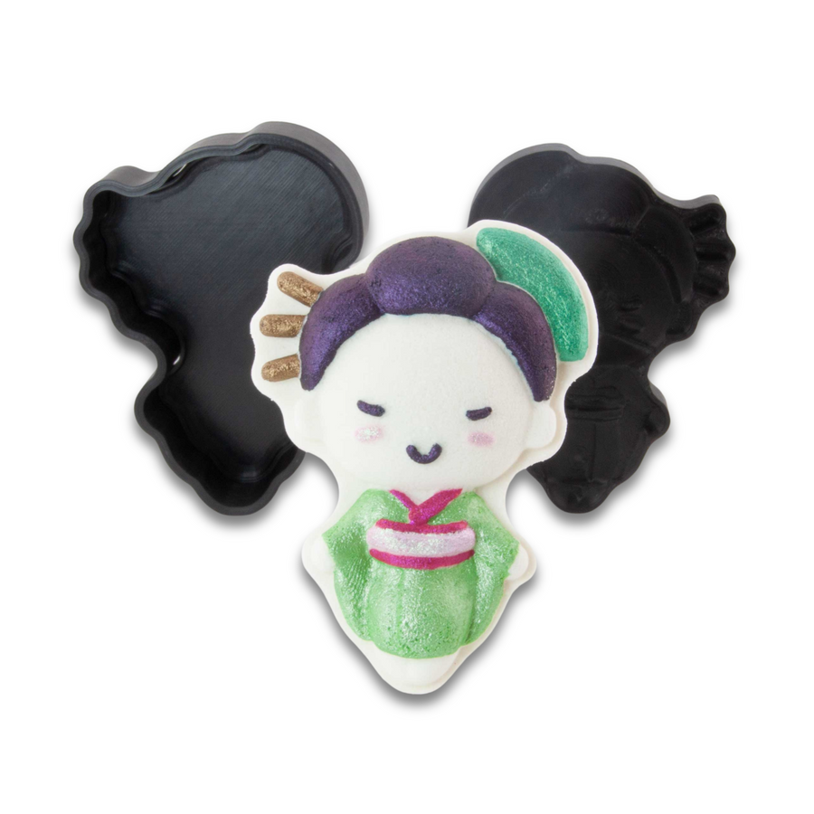 Kimono Lady Bath Bomb Mold