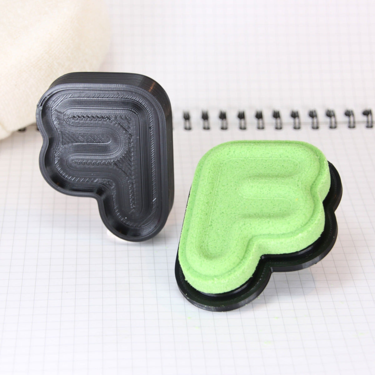 Letter 'F' Bath Bomb Mold - The Bath Time