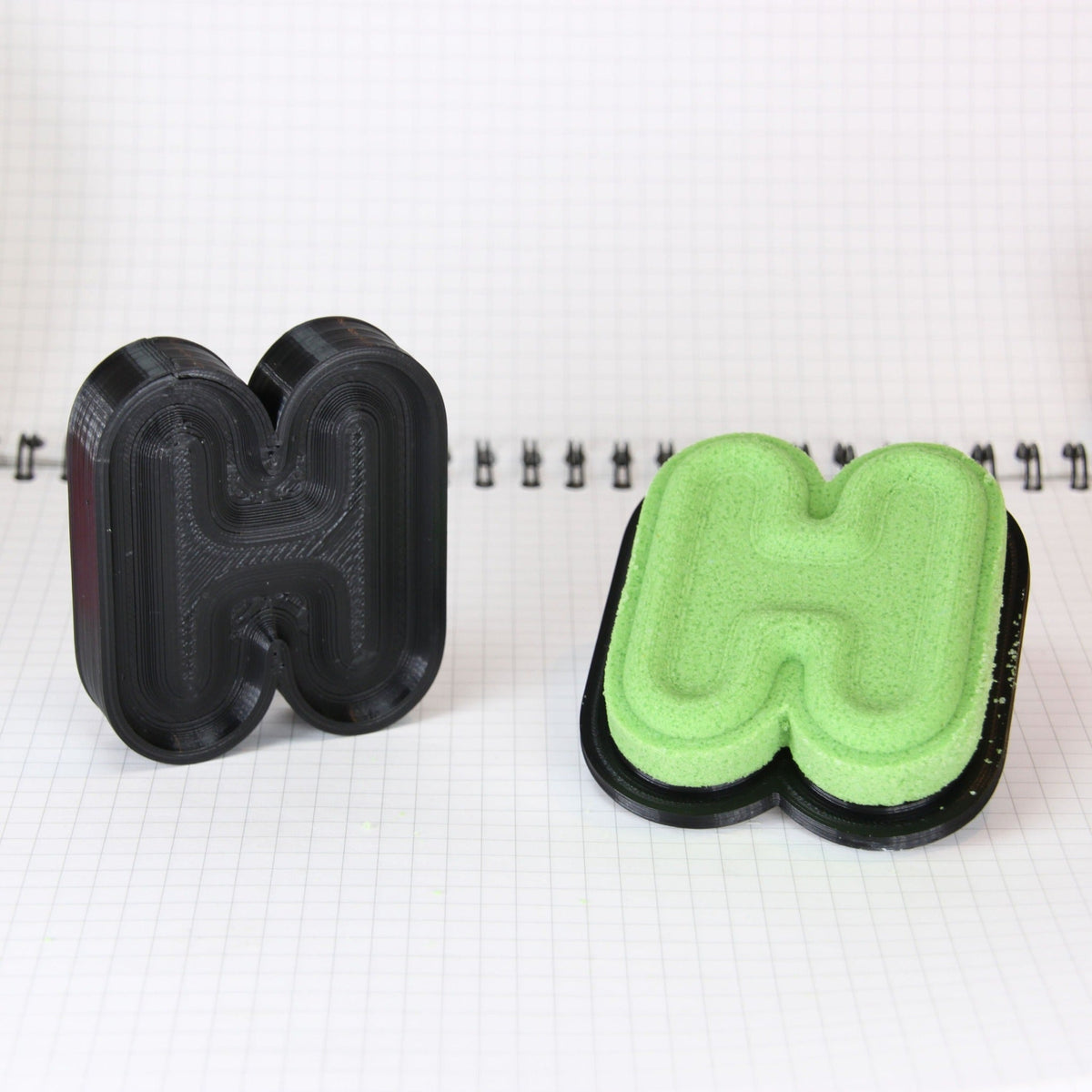 Letter 'H' Bath Bomb Mold - The Bath Time