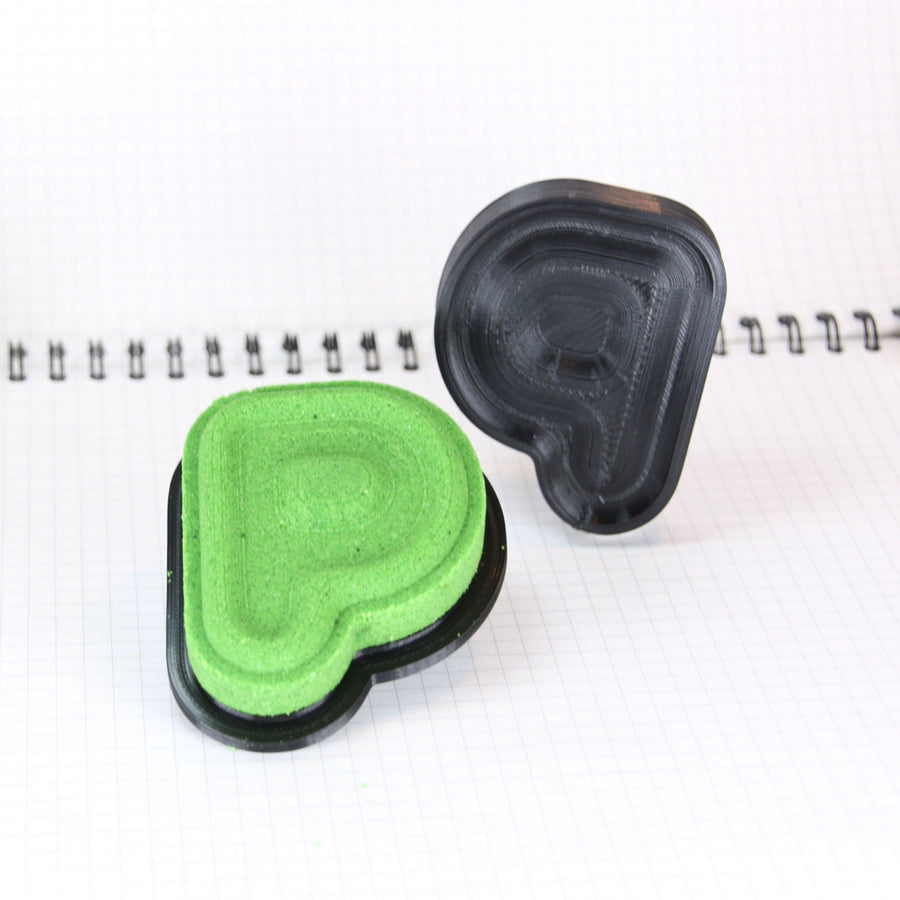 Letter 'P' Bath Bomb Mold