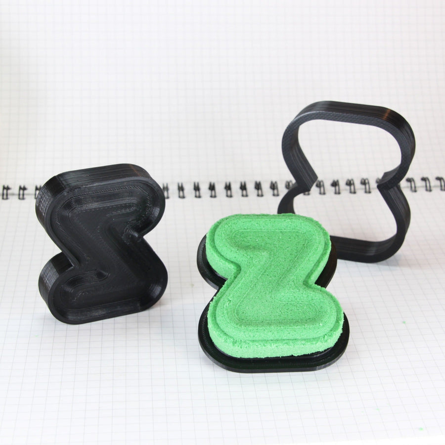 Letter 'Z' Bath Bomb Mold