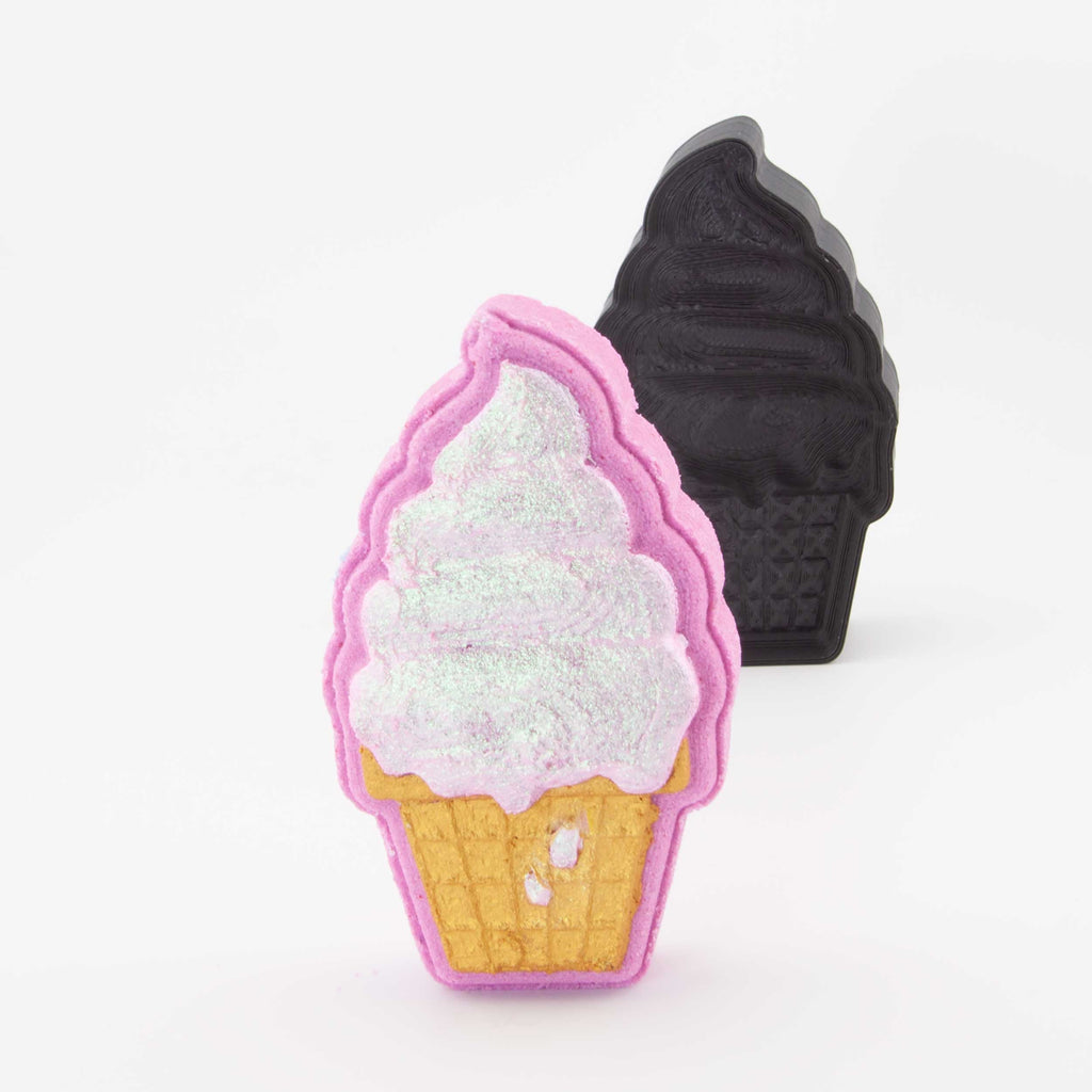 Melting Ice Cream Bath Bomb Mold - The Bath Time