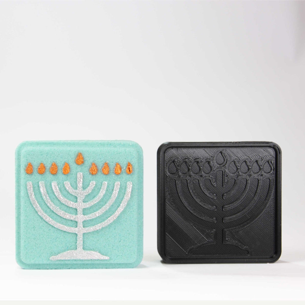 Menorah Bath Bomb Mold - The Bath Time