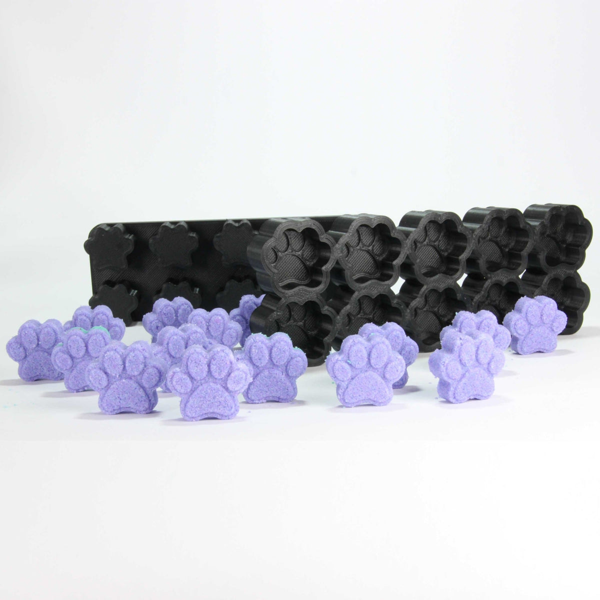 Mini Paw (X10) Bath Bomb Mold - The Bath Time