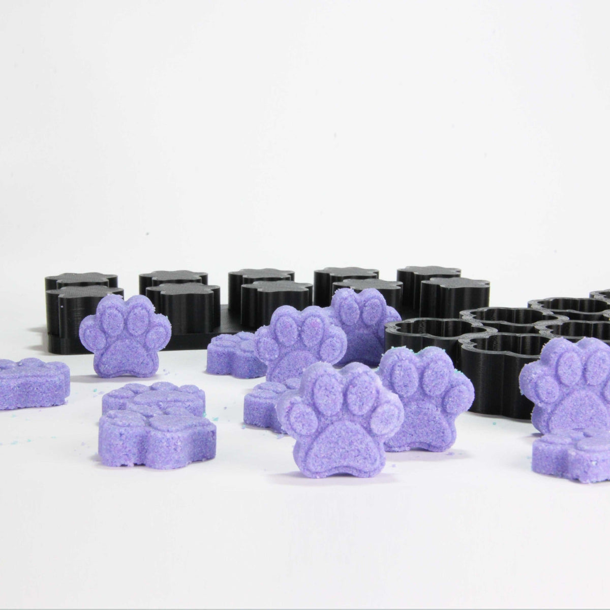 Mini Paw (X10) Bath Bomb Mold - The Bath Time
