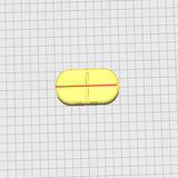 Oval Pill Bath Bomb Mold - The Bath Time