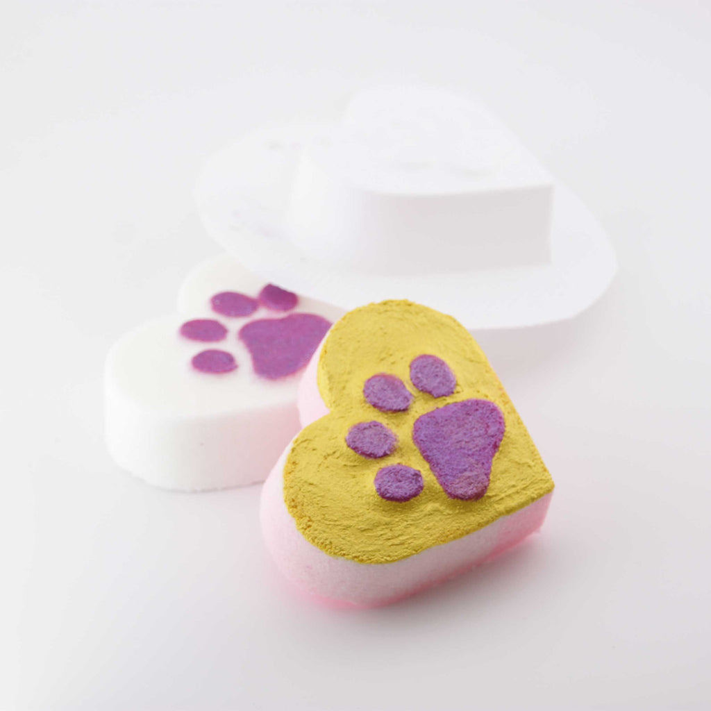 Paw Heart Mold - The Bath Time