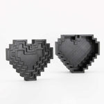 Pixel Heart Bath Bomb Mold - The Bath Time