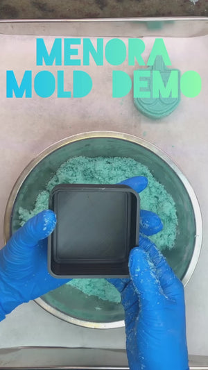 Menorah Bath Bomb Mold