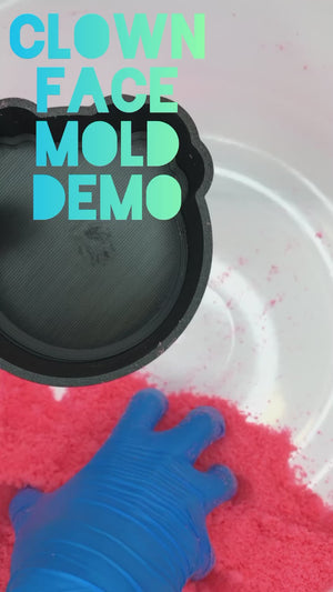 Clown Head Bath Bomb Mold