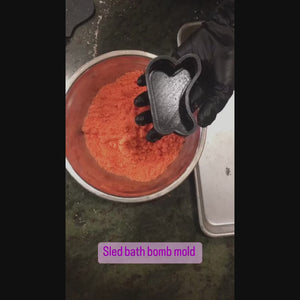 Snow Sled Bath Bomb Mold