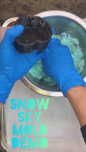 Snow Sky Bath Bomb Mold